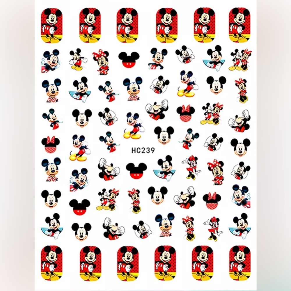 $1 NAIL STICKER SHEET. NEW. $1 WITH ANY ORDER OF $10 OR MORE